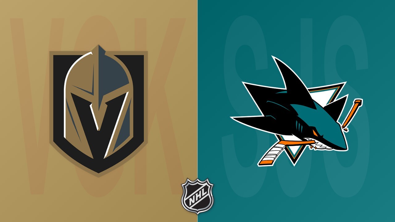 San Jose Sharks vs Vegas Golden Knights poster