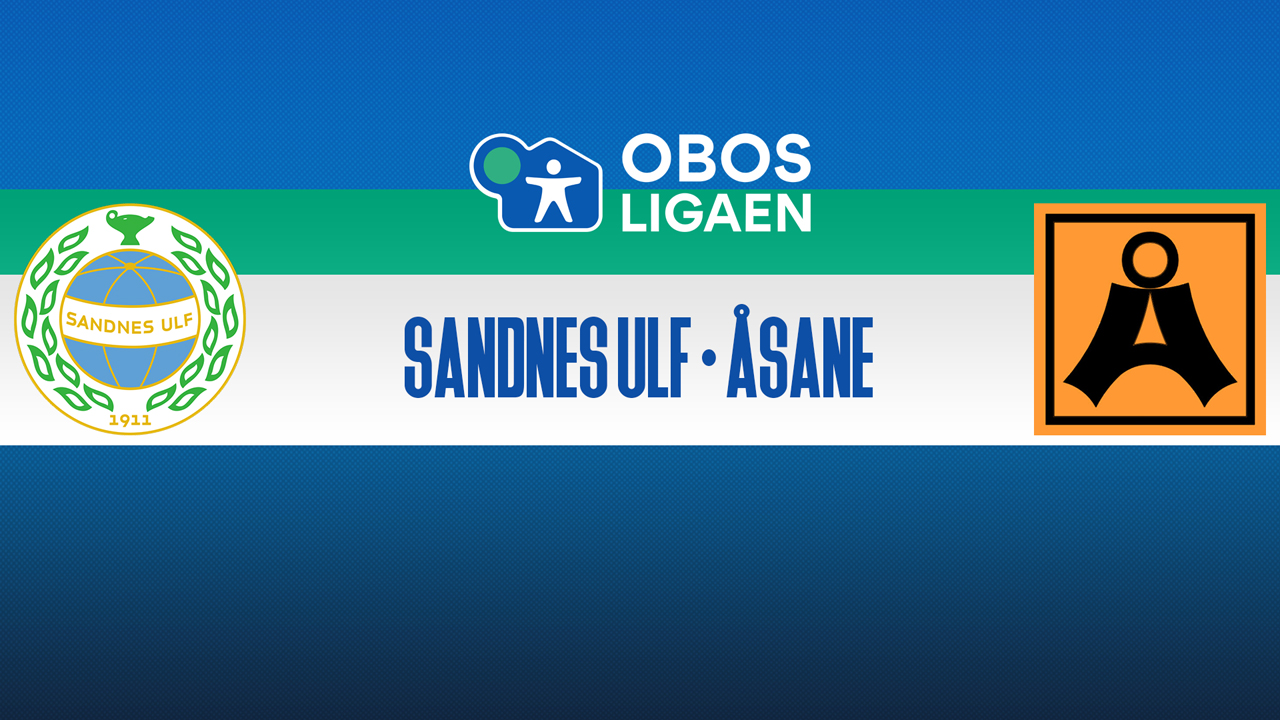 Sandnes Ulf vs Åsane poster