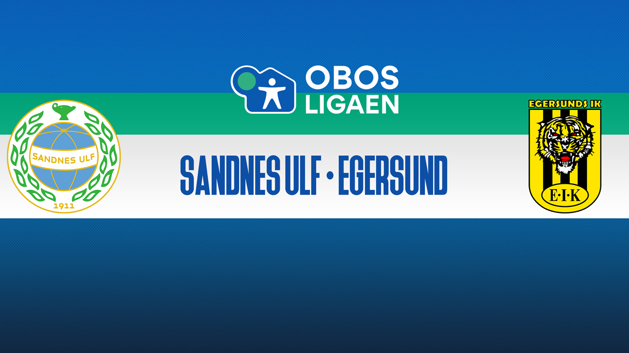 Sandnes Ulf vs Egersund poster