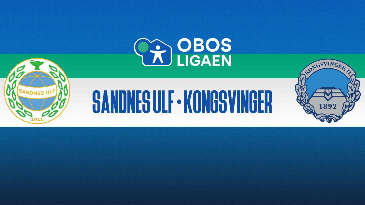 Sandnes Ulf vs Kongsvinger poster