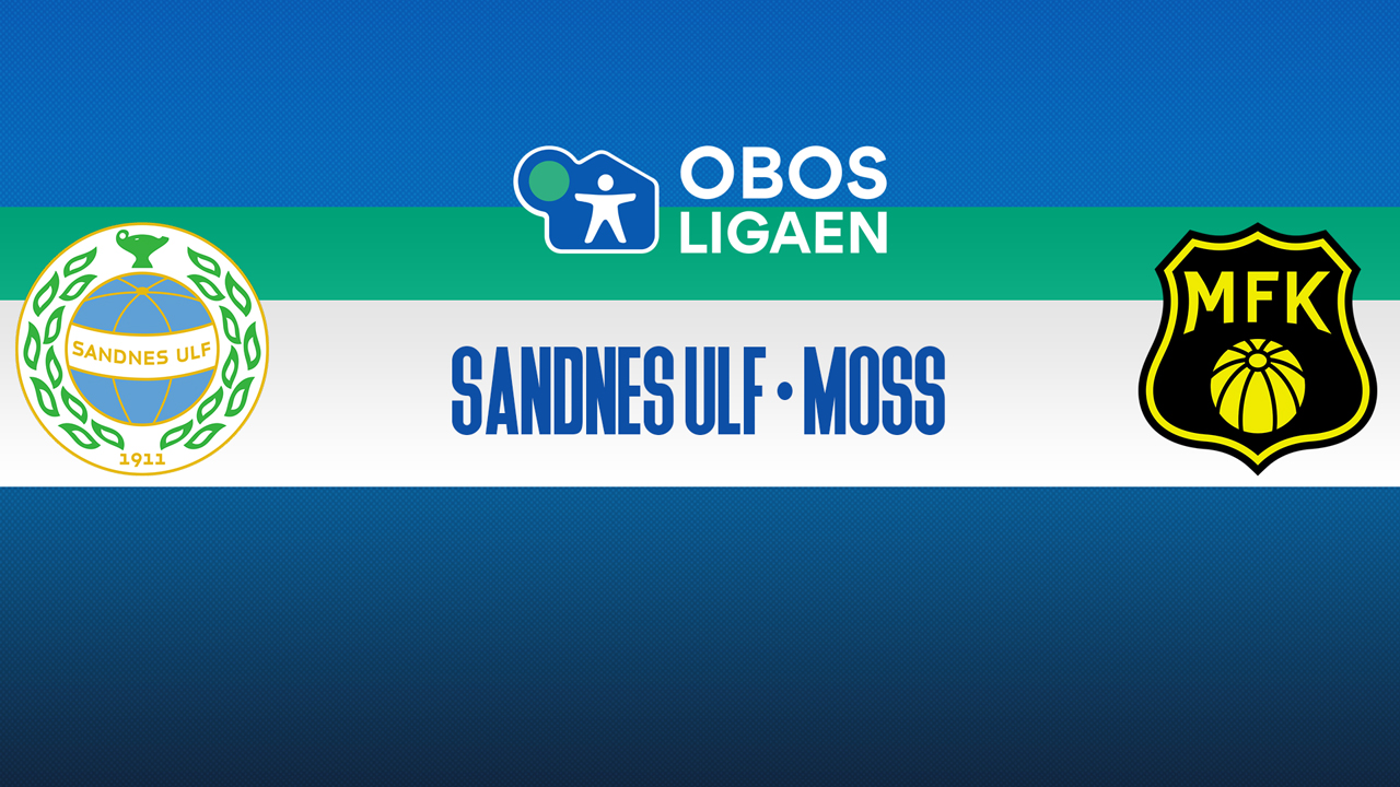Sandnes Ulf vs Moss poster