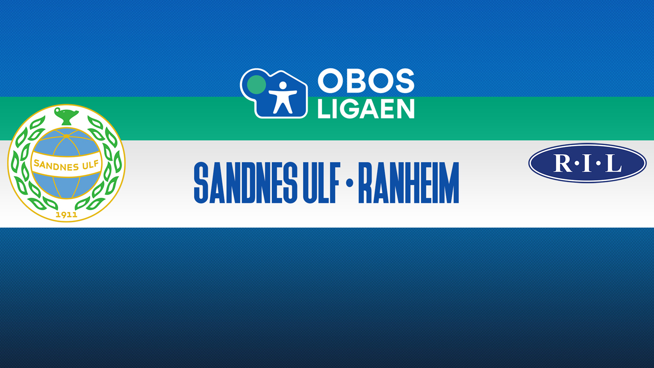 Sandnes Ulf vs Ranheim poster