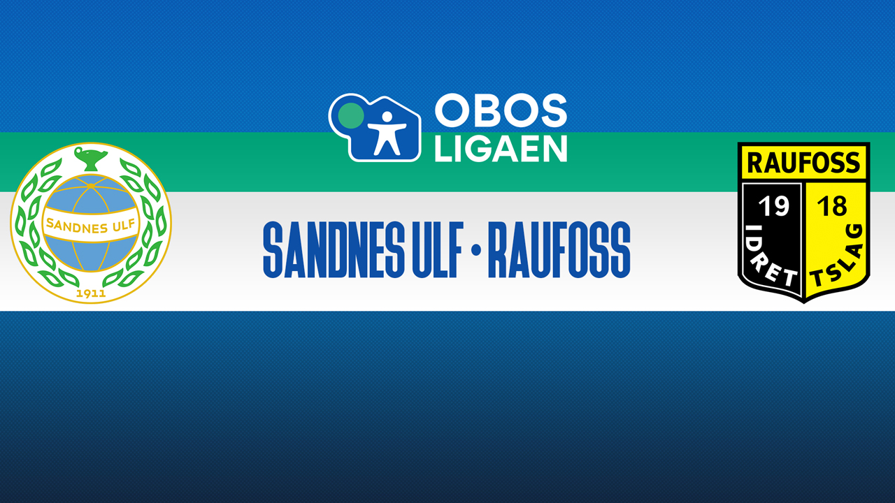 Sandnes Ulf vs Raufoss poster
