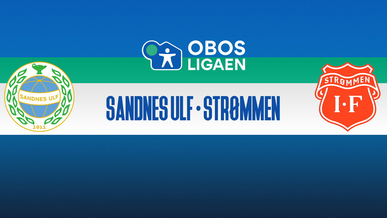 Sandnes Ulf vs Strømmen poster