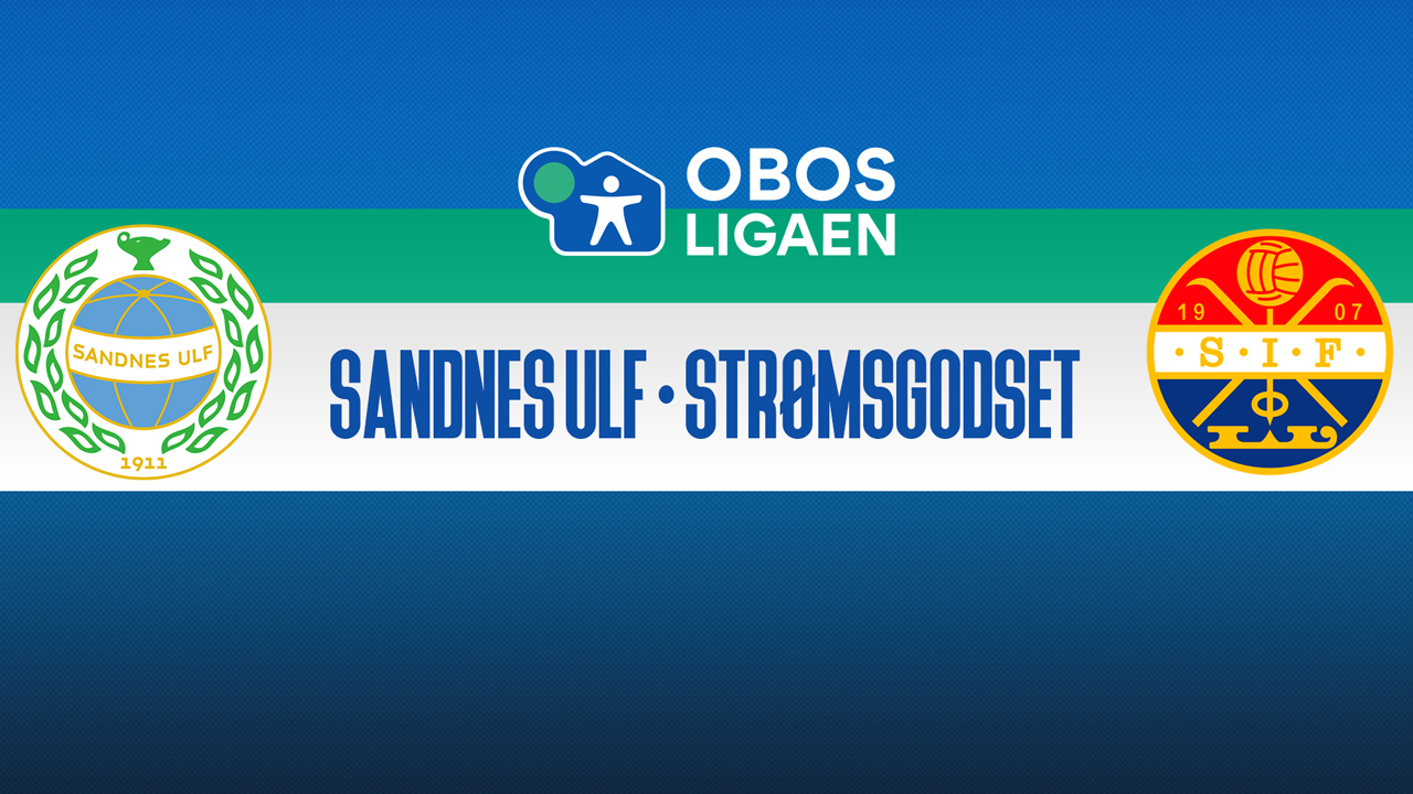 Sandnes Ulf vs Strømsgodset poster