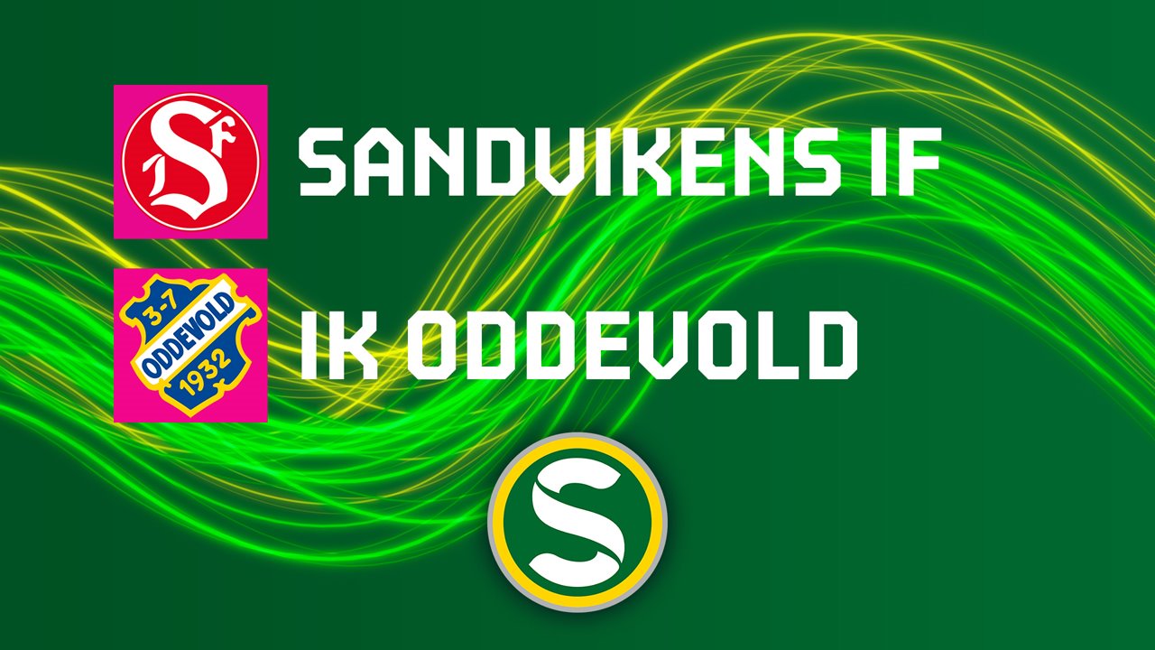Sandvikens vs Oddevold poster