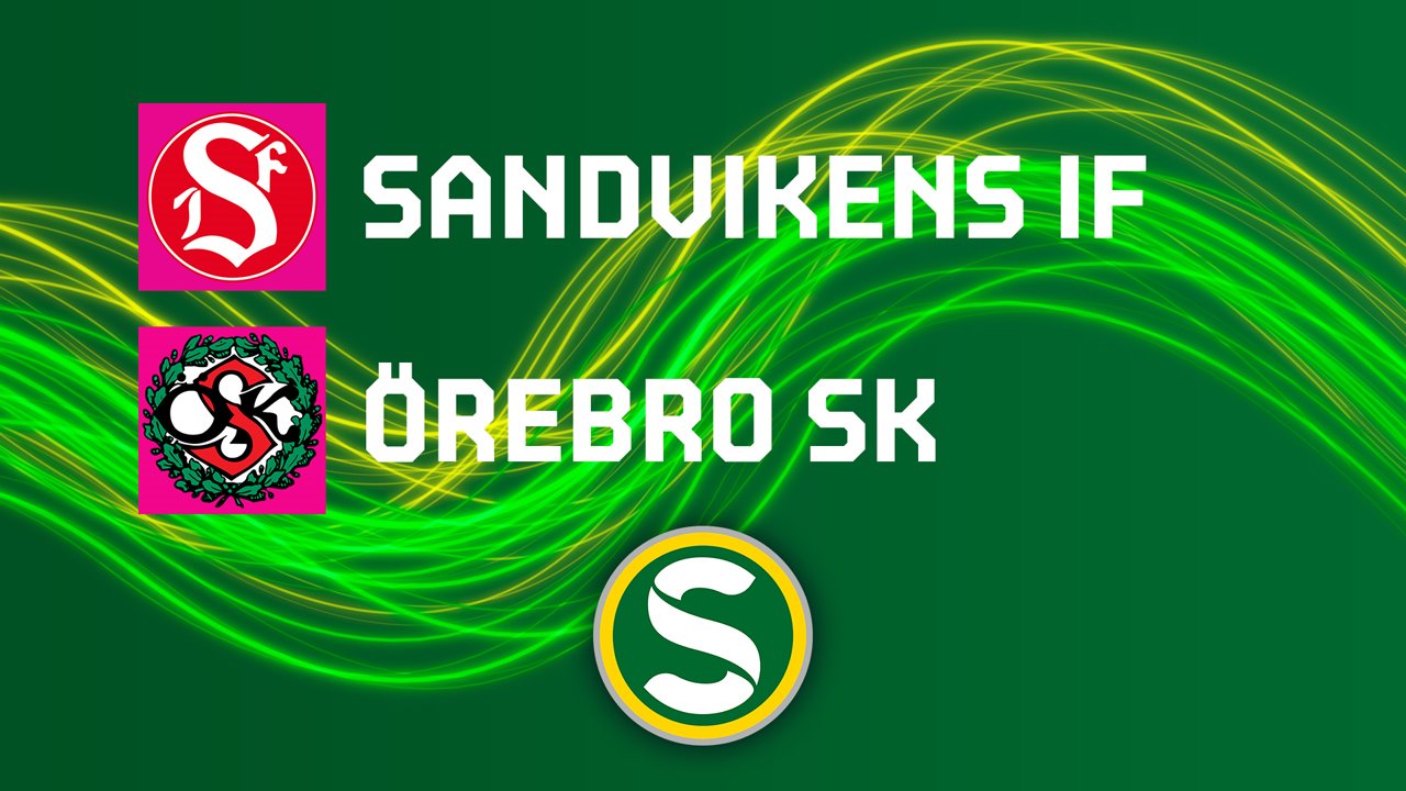 Sandvikens vs Örebro poster