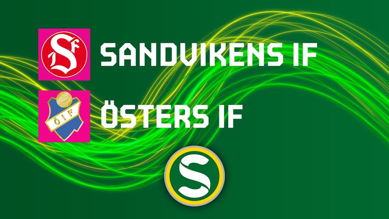 Sandvikens vs Öster poster