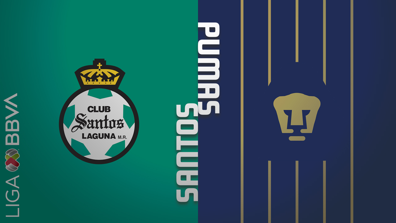 Santos Laguna vs Pumas UNAM poster