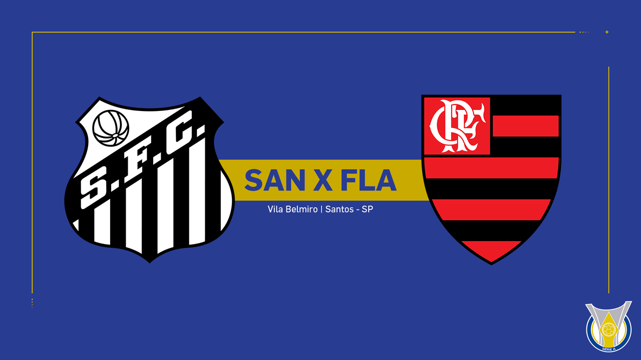 Santos vs Flamengo poster