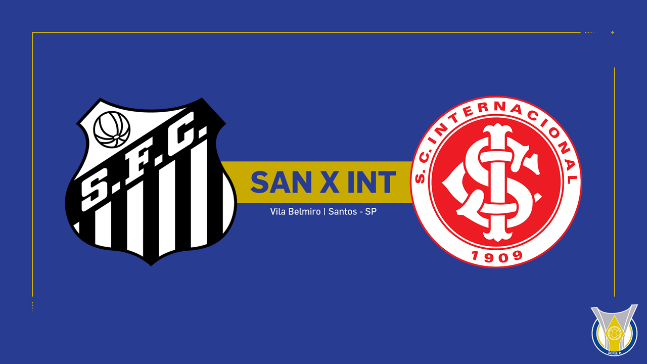 Santos vs Internacional poster