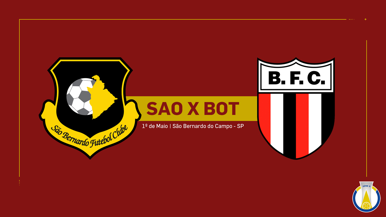 São Bernardo vs Botafogo-SP poster