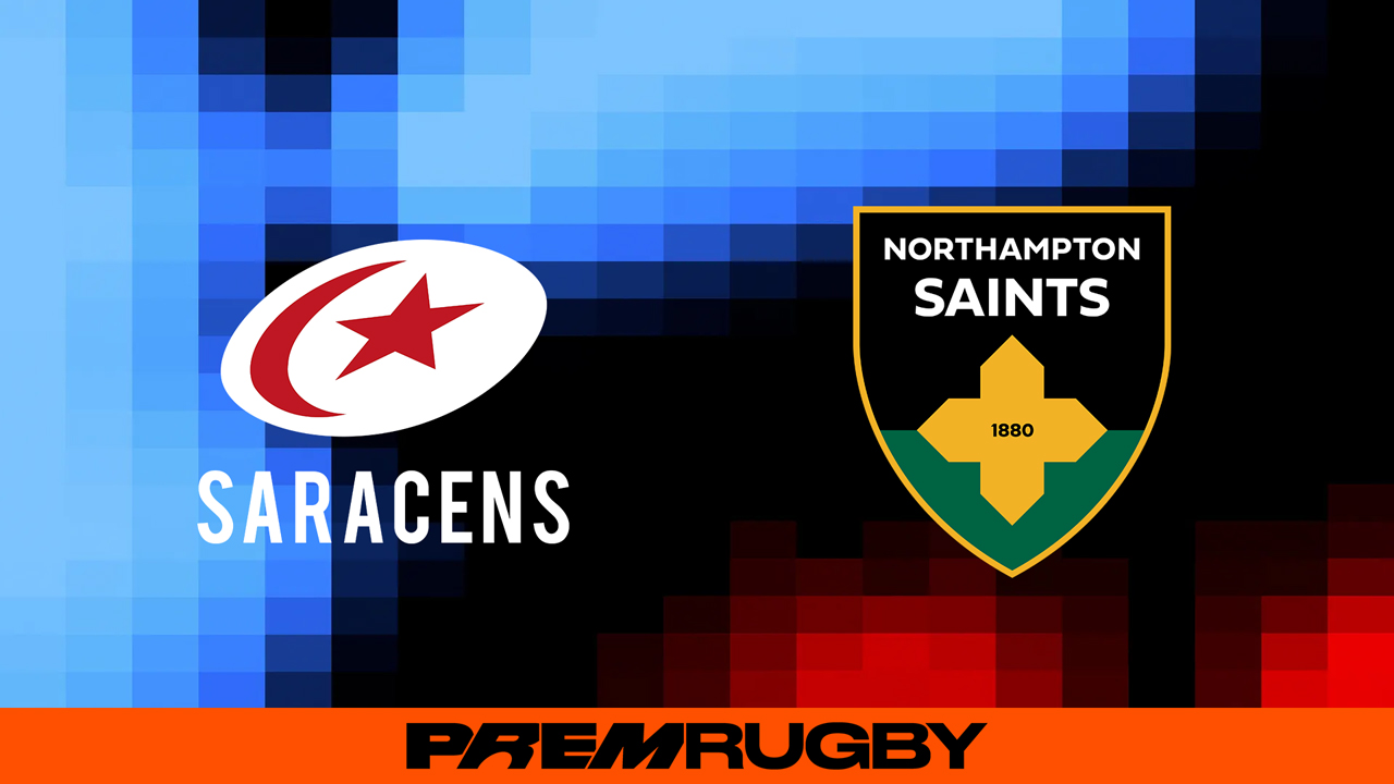 Saracens vs Northampton Saints poster