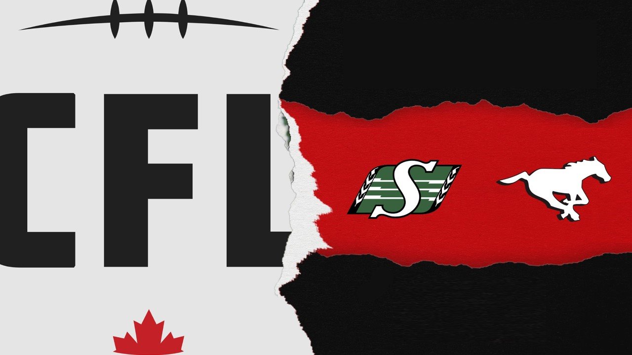 Saskatchewan Roughriders vs Calgary Stampeders poster