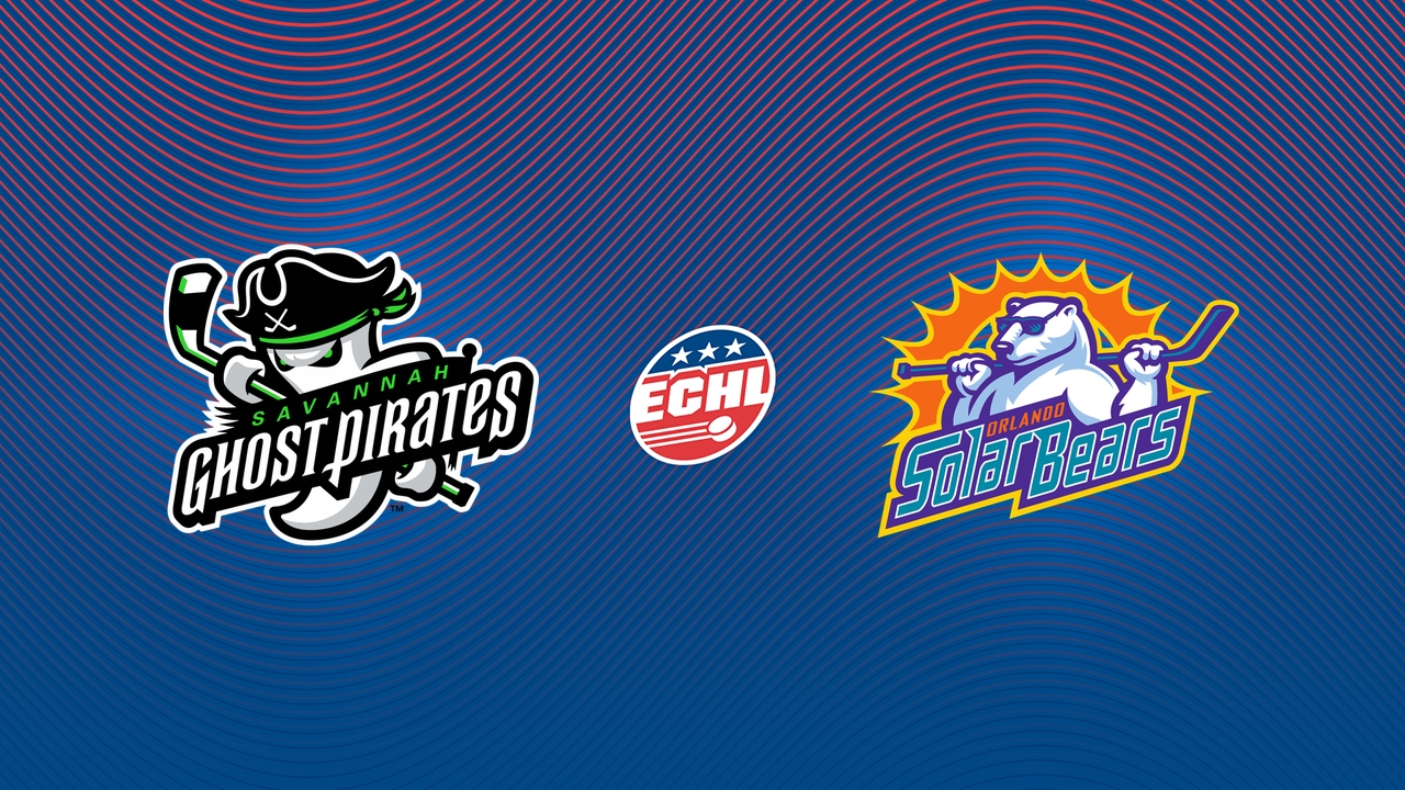 Savannah Ghost Pirates vs Orlando Solar Bears poster