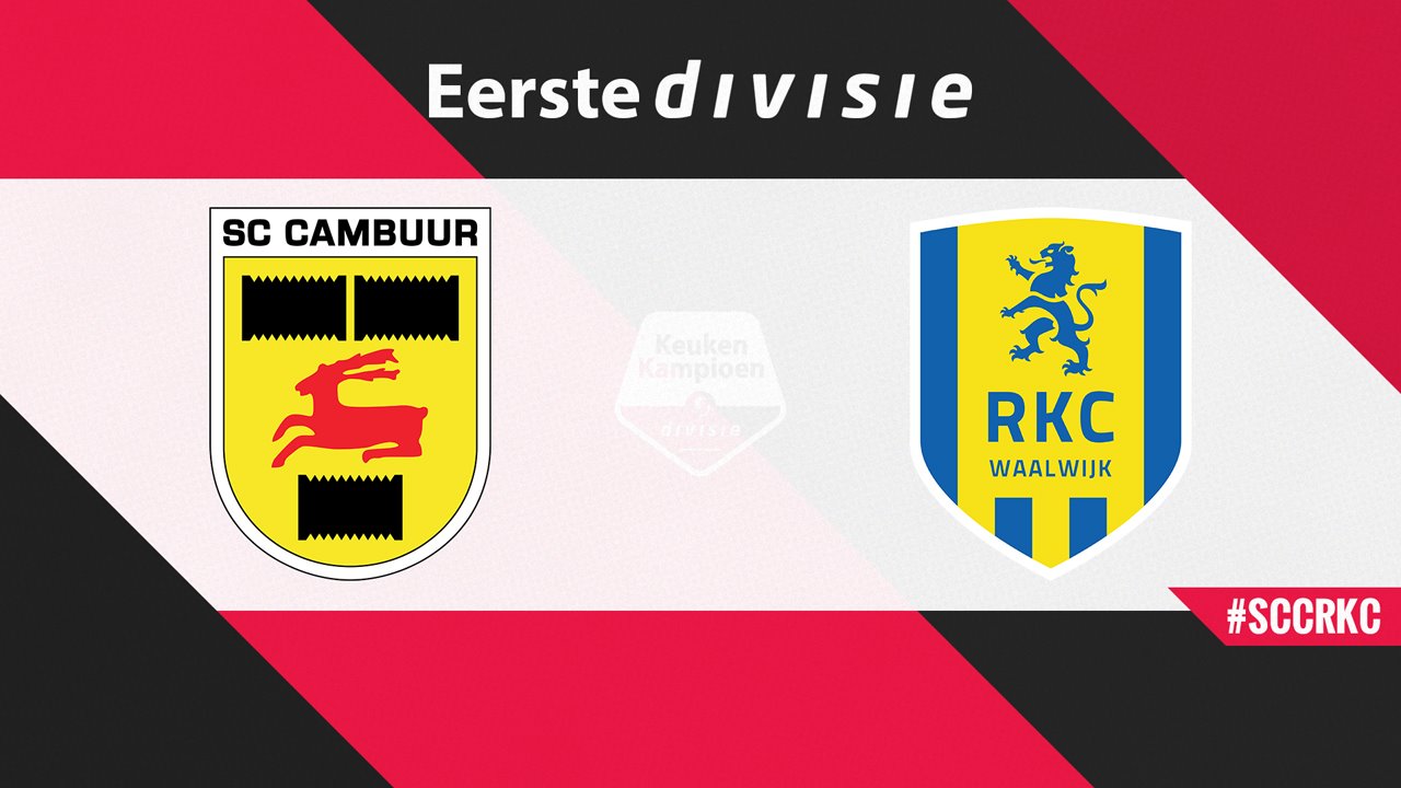 SC Cambuur vs RKC Waalwijk poster