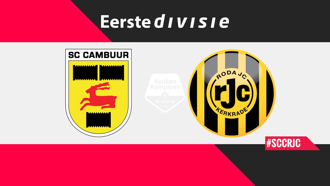 SC Cambuur vs Roda JC poster