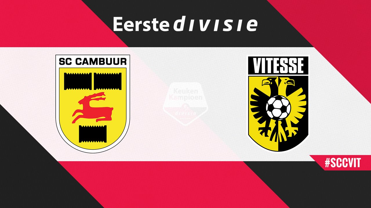 SC Cambuur vs Vitesse poster