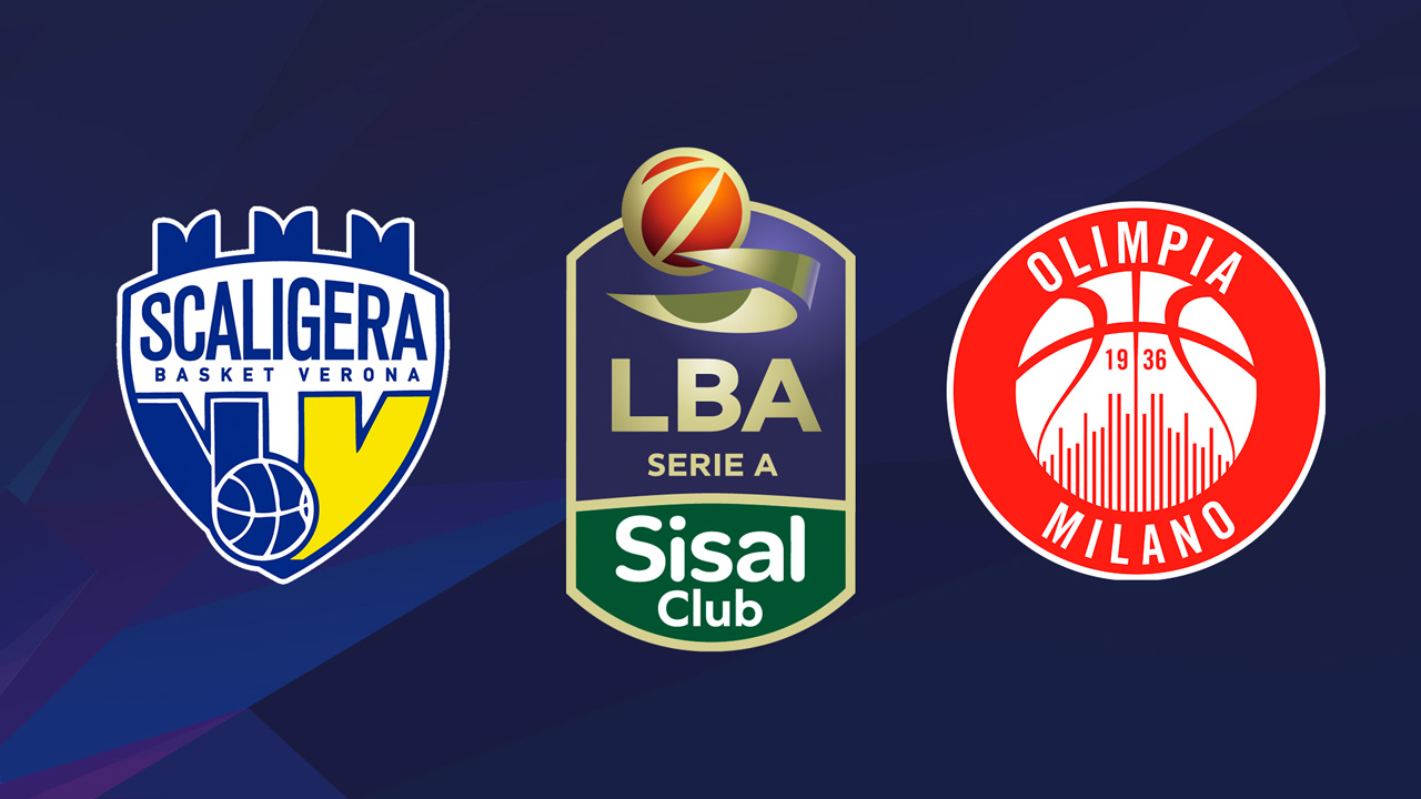 Scaligera Basket Verona vs Olimpia Milano poster