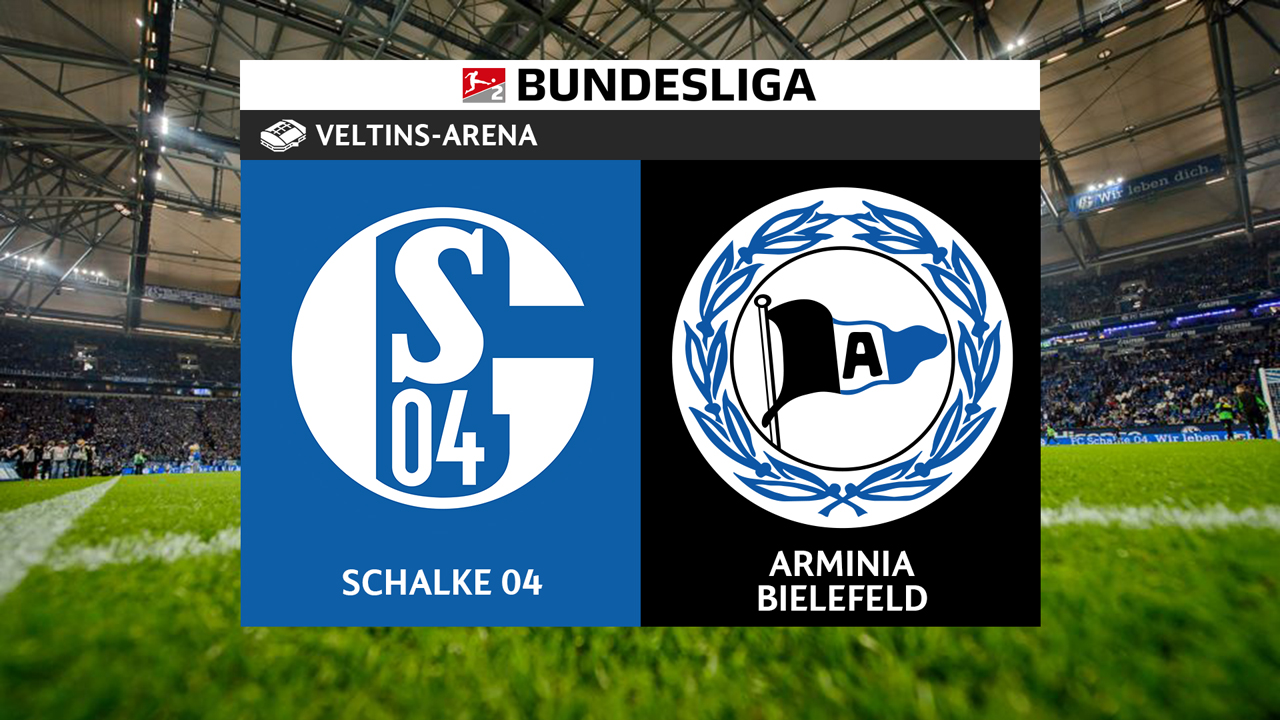 Schalke 04 vs Arminia Bielefeld poster