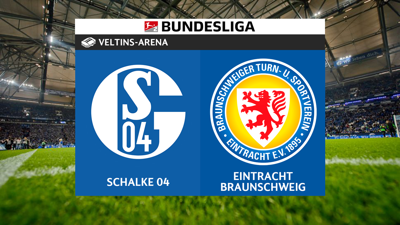 Schalke 04 vs Eintracht Braunschweig poster