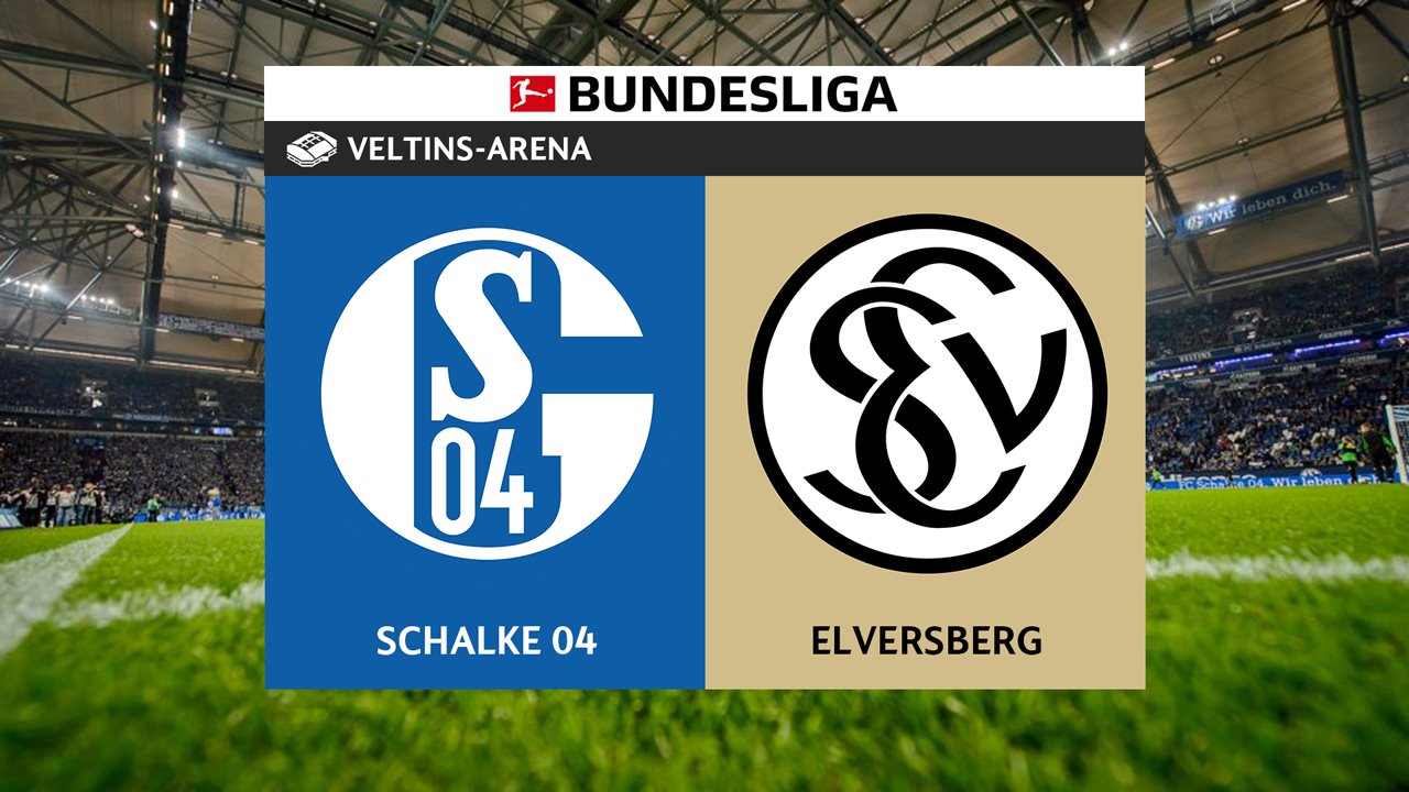 Schalke 04 vs Elversberg poster