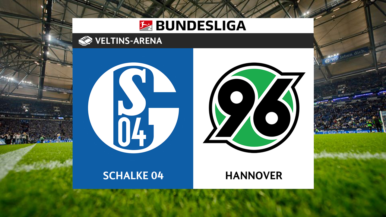 Schalke 04 vs Hannover poster