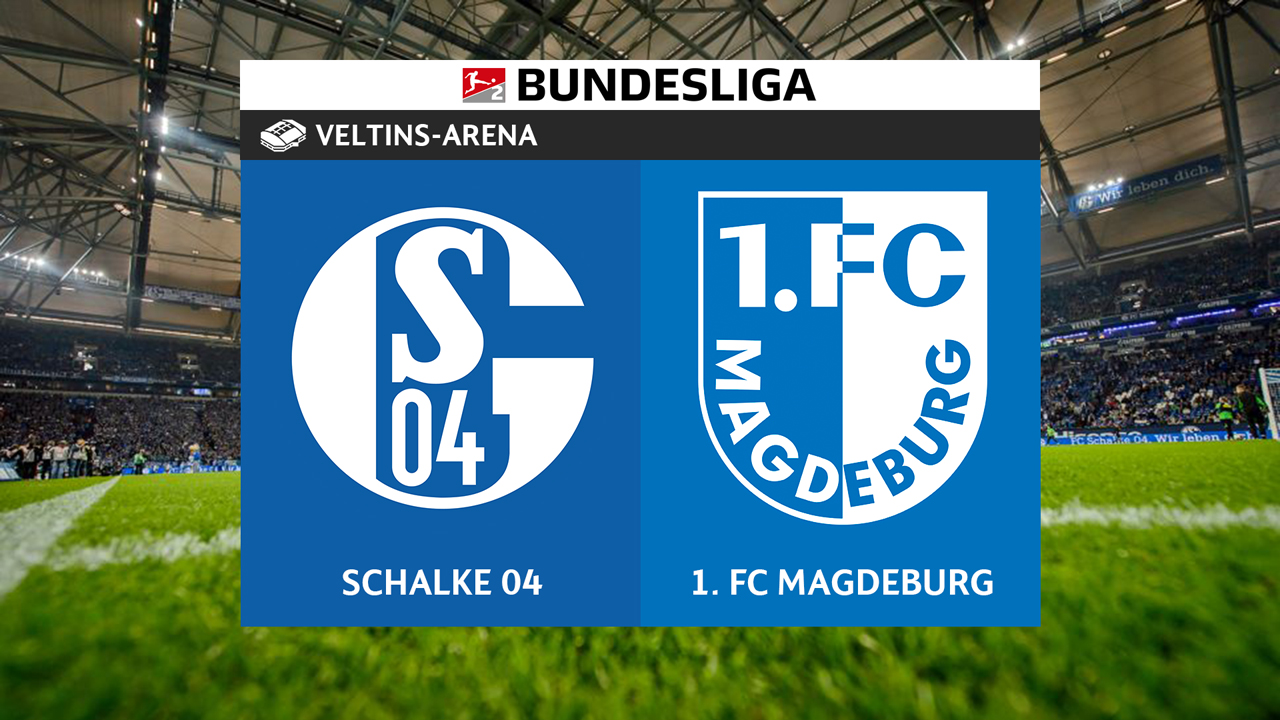 Schalke 04 vs Magdeburg poster