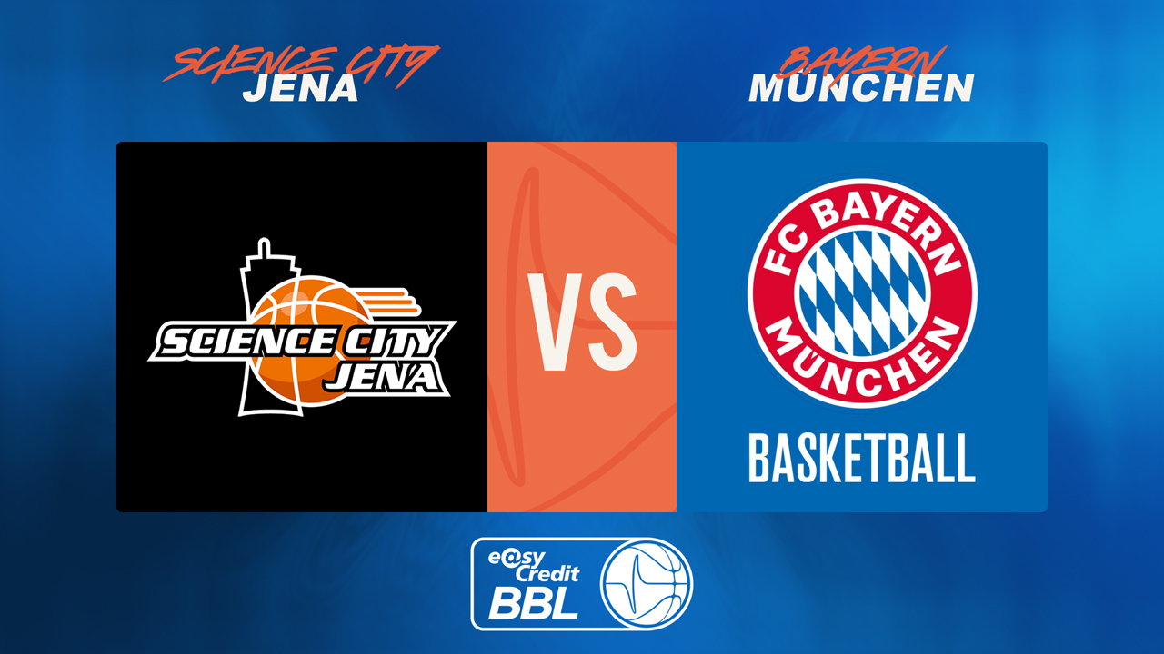 Science City Jena vs Bayern München Basketball poster