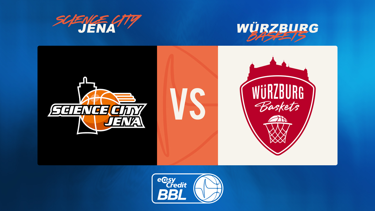 Science City Jena vs s.Oliver Würzburg poster