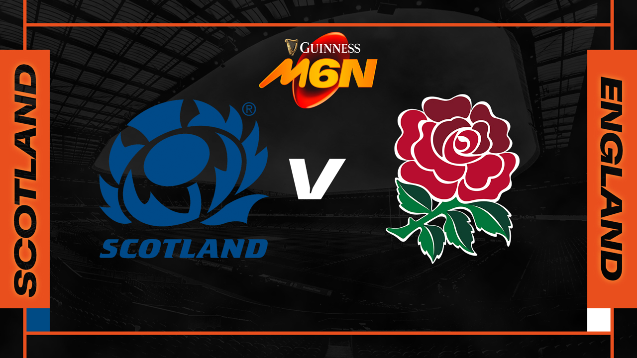 Scotland Rugby vs England Rugby poster