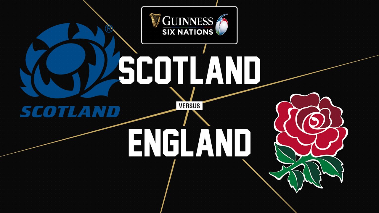 Scotland Rugby vs England Rugby poster