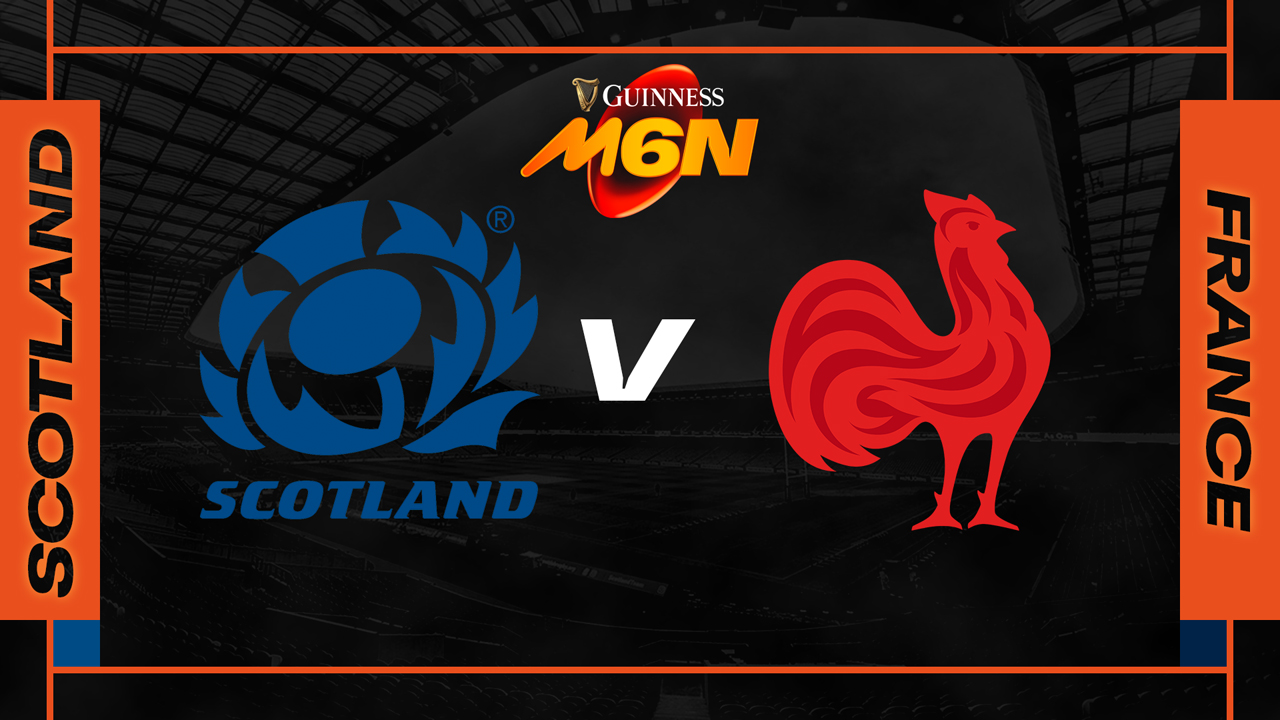 Scotland Rugby vs France Rugby poster