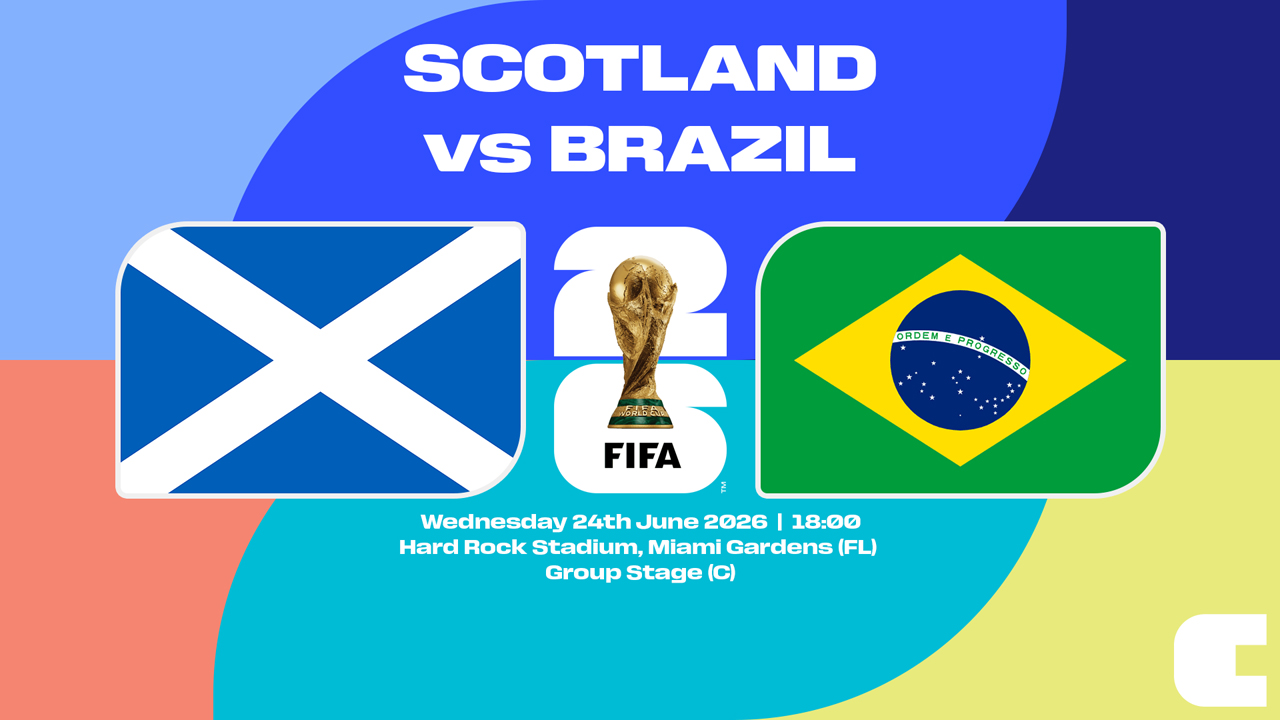 Scotland vs Brazil poster