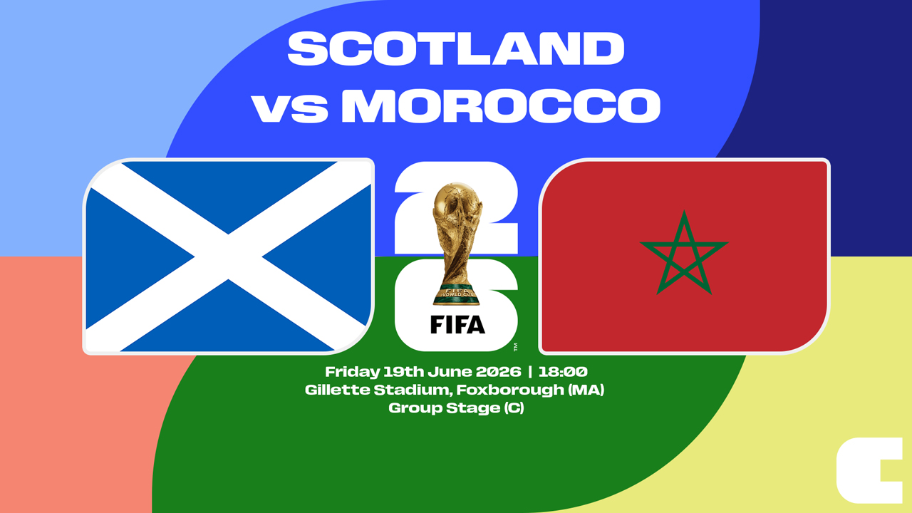 Scotland vs Morocco poster