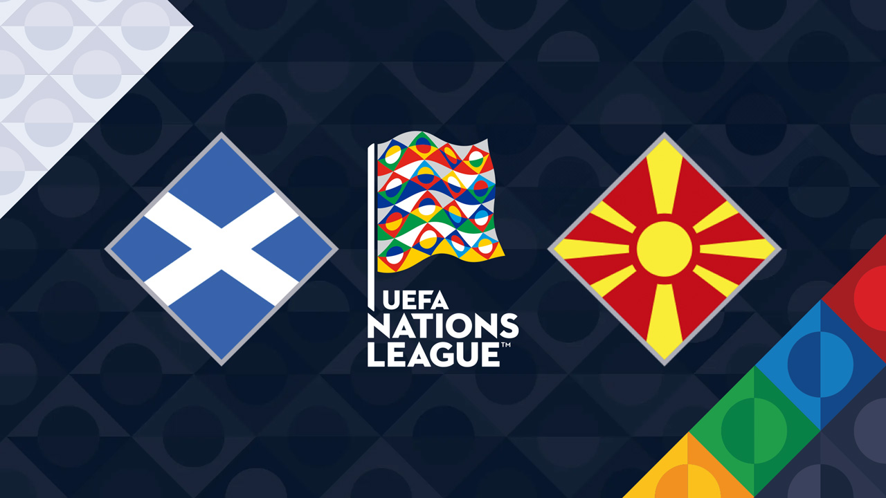 Scotland vs North Macedonia poster