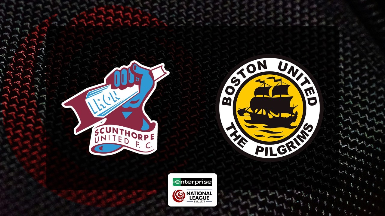 Scunthorpe United vs Boston United poster