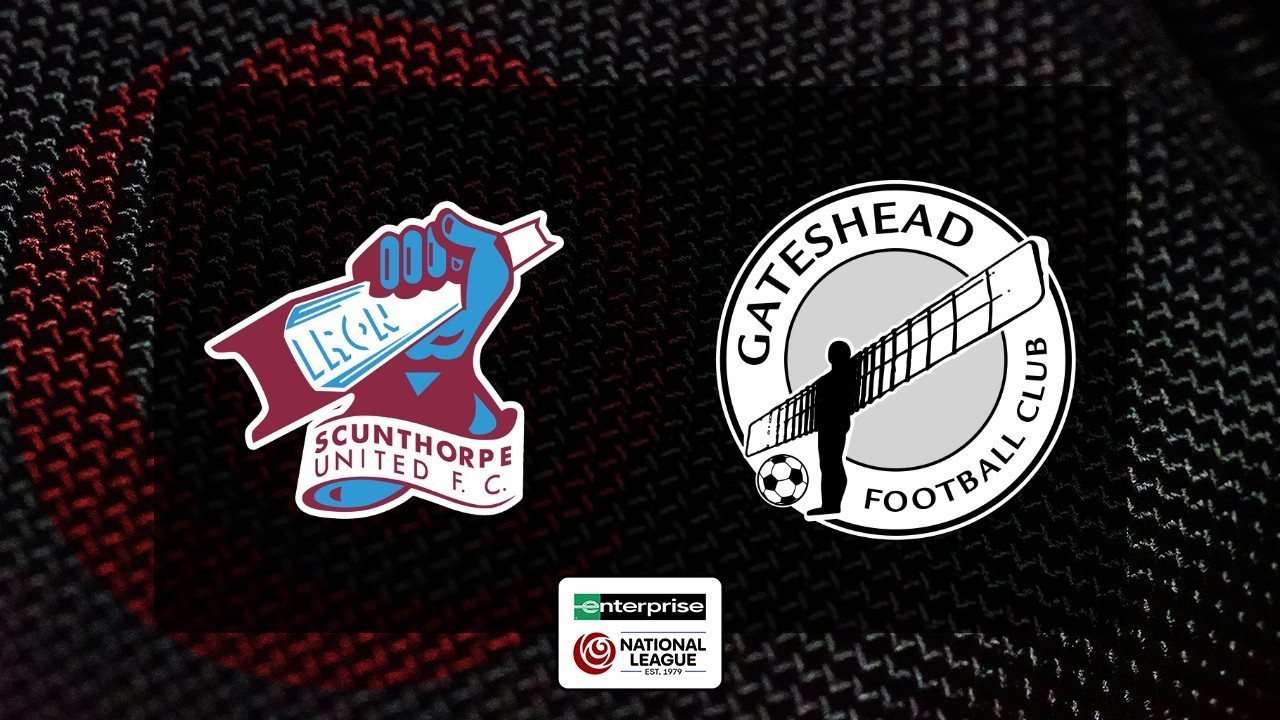 Scunthorpe United vs Gateshead poster