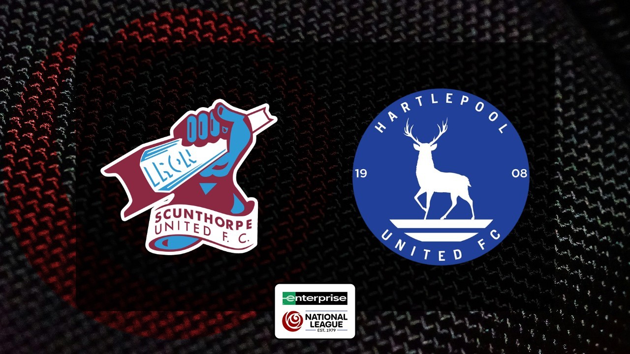 Scunthorpe United vs Hartlepool United poster