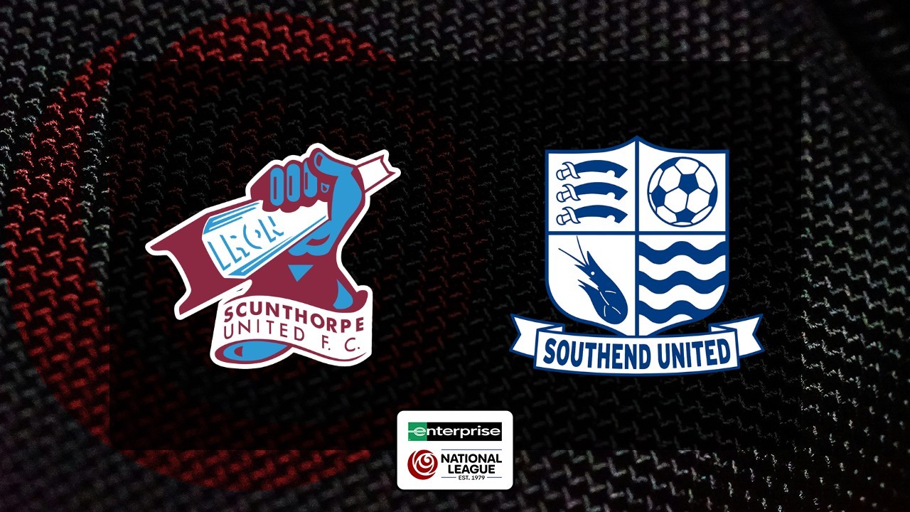 Scunthorpe United vs Southend United poster