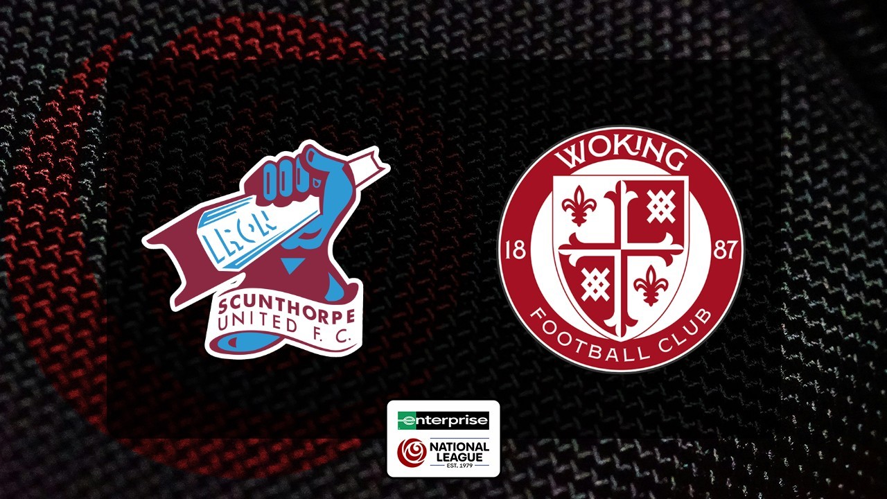 Scunthorpe United vs Woking poster