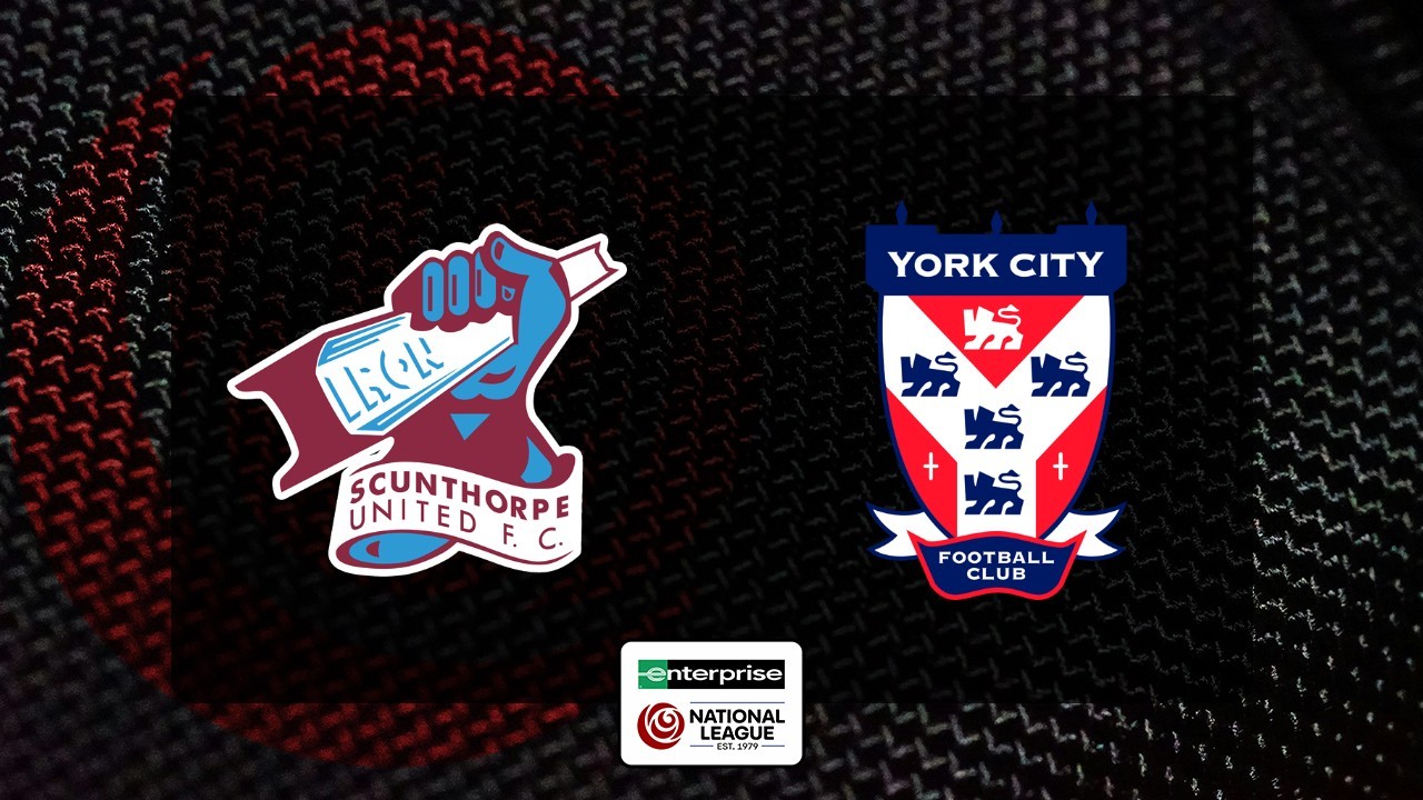 Scunthorpe United vs York City poster