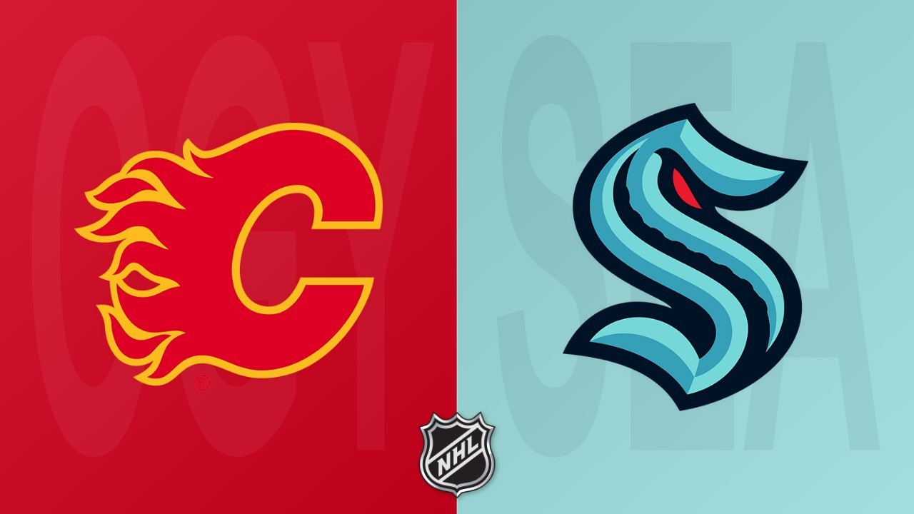 Seattle Kraken vs Calgary Flames poster