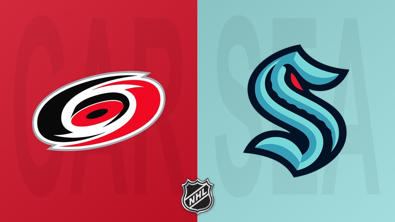 Seattle Kraken vs Carolina Hurricanes poster