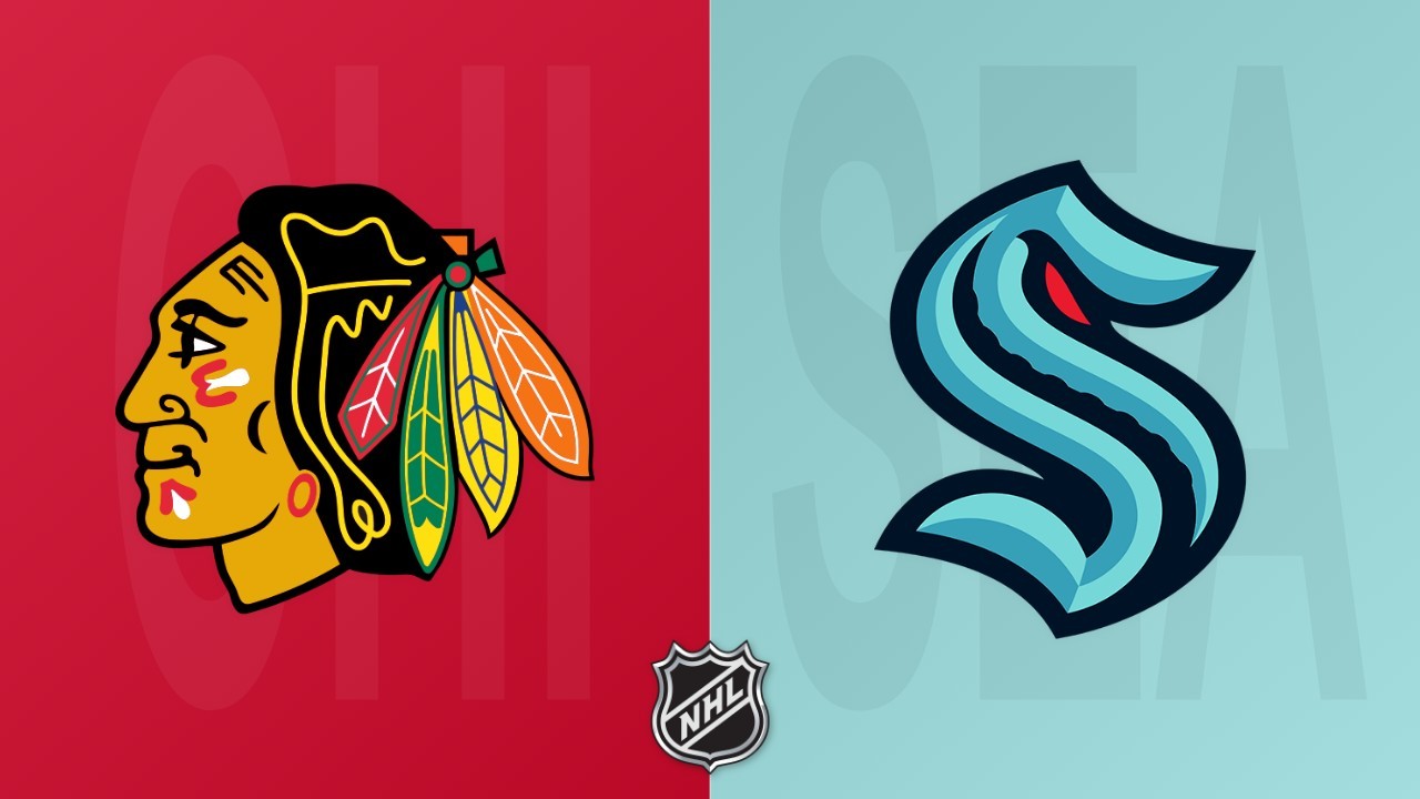 Seattle Kraken vs Chicago Blackhawks poster