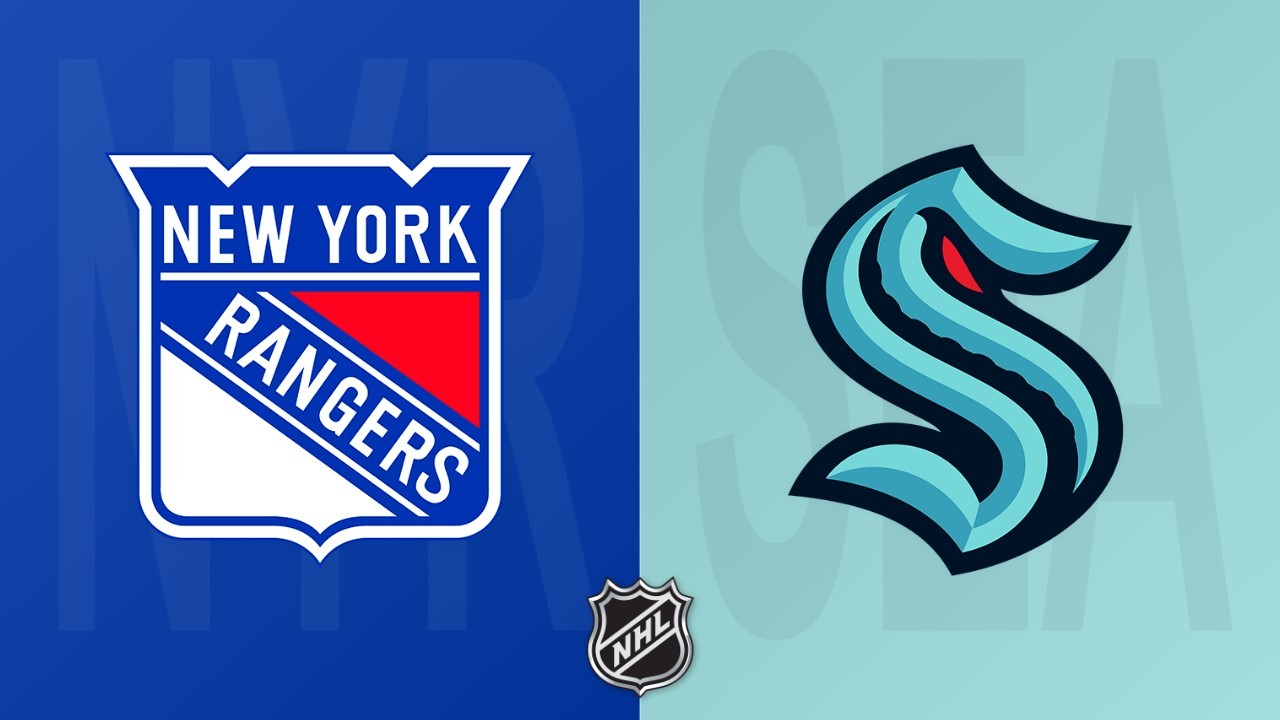 Seattle Kraken vs New York Rangers poster