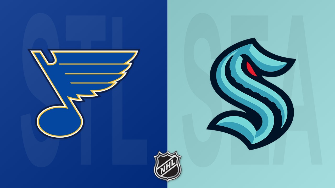 Seattle Kraken vs St. Louis Blues poster