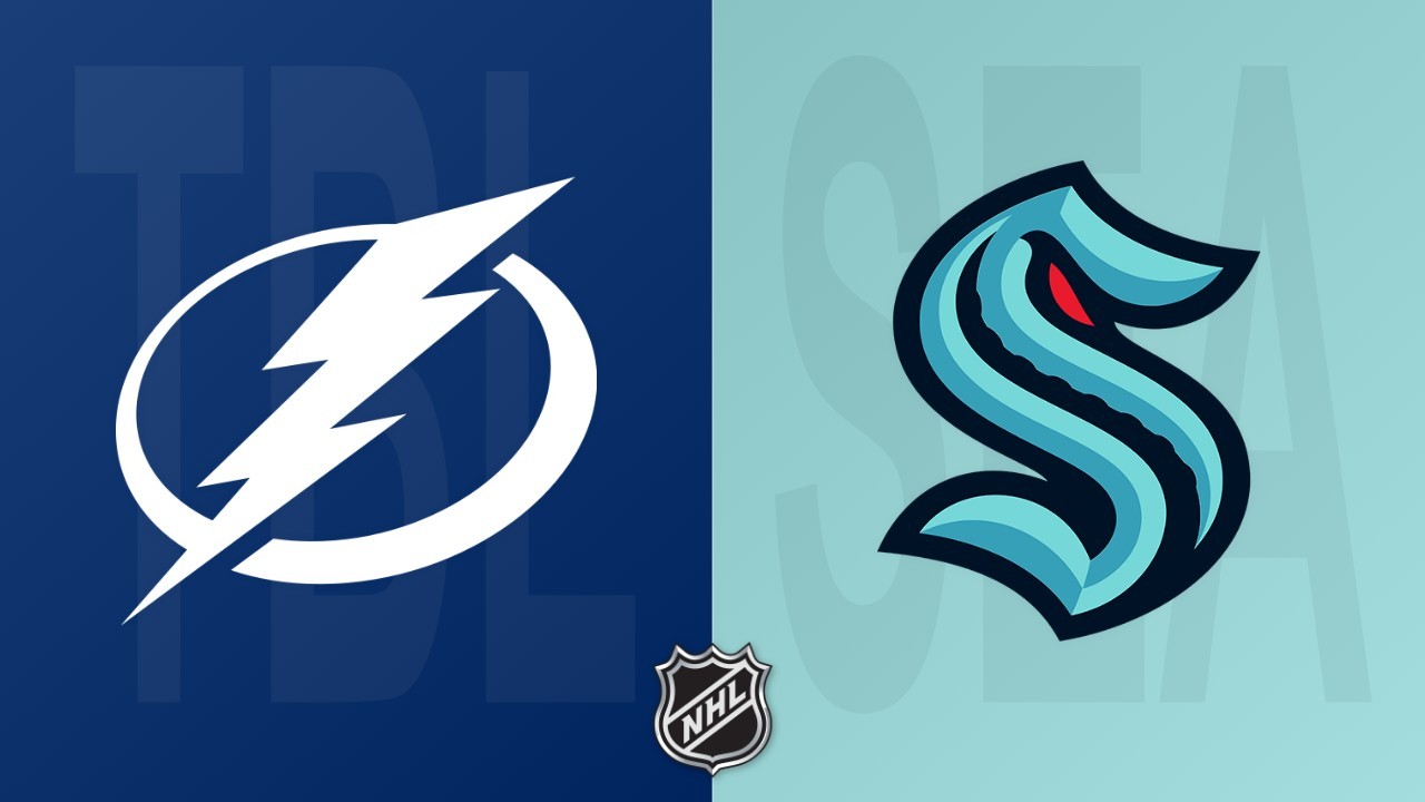Seattle Kraken vs Tampa Bay Lightning poster