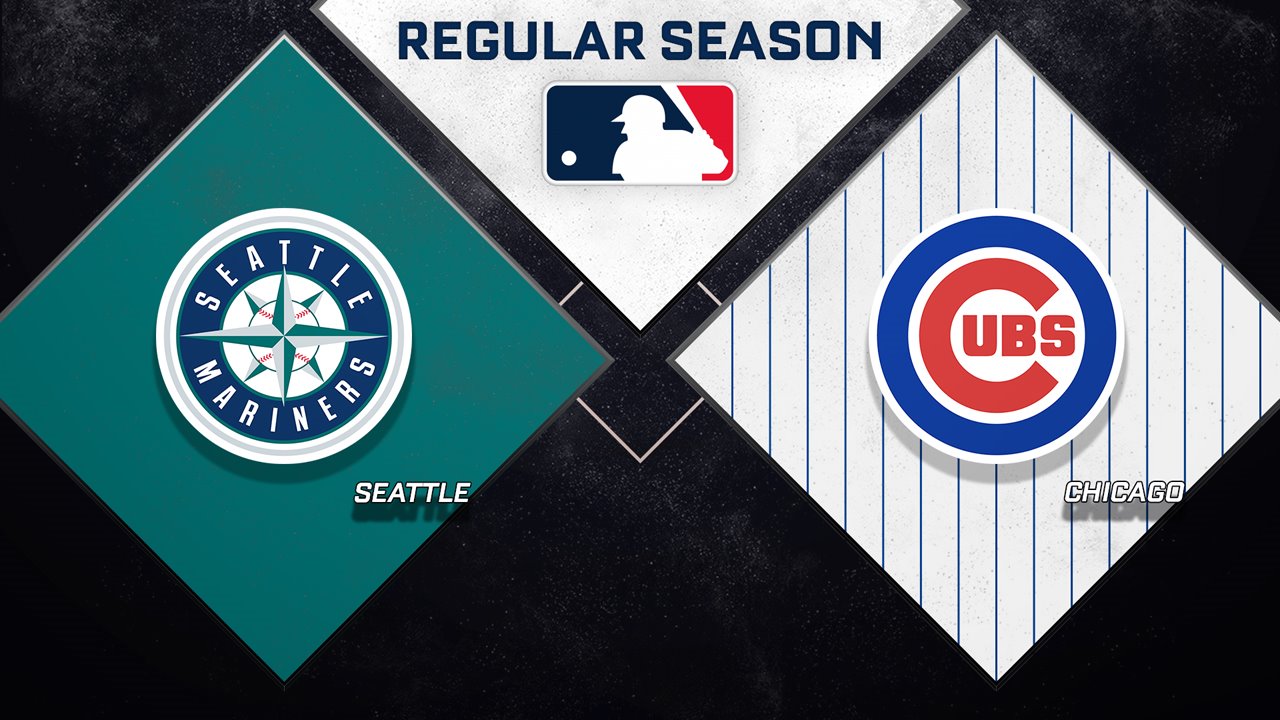 Seattle Mariners vs Chicago Cubs poster