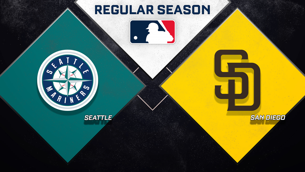 Seattle Mariners vs San Diego Padres poster